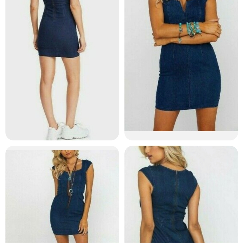 💙FREE PEOPLE JEAN DRESS👗